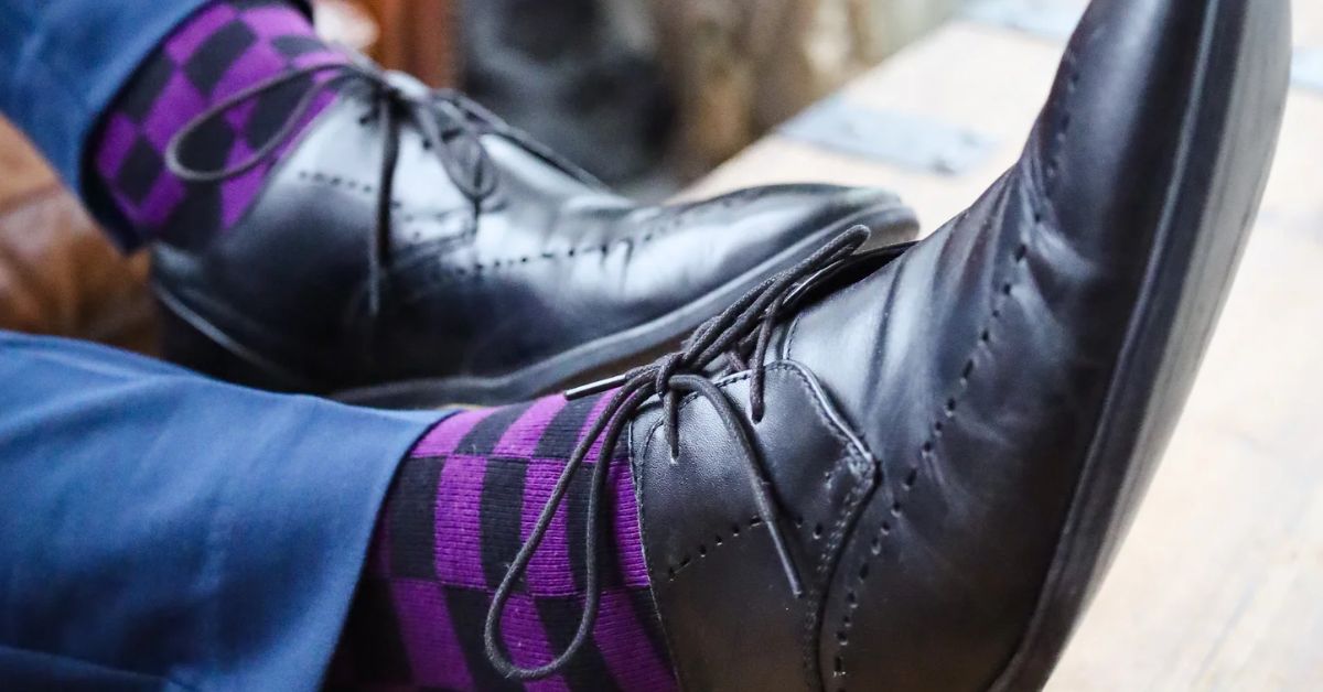 Can Black and Purple Dress Socks Make a Subtle Style Statement? - Sock Fellas Club