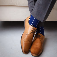 Mid-calf Dress Socks - Navy Blue